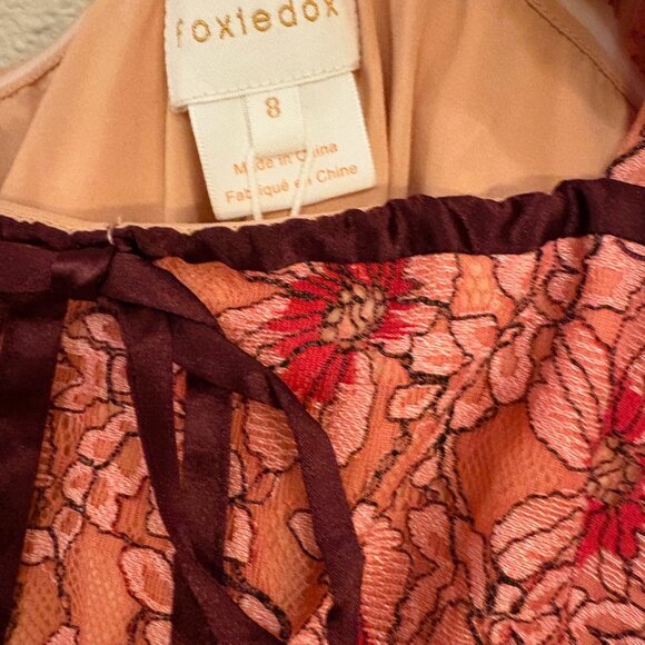 Foxiedox Pink Lace Sadie Mini Dress - Sz 8 - Picture 4 of 4
